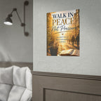 Rolled Poster – "Walk in Peace Not Pressure" Inspirational Christian Wall Art