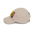 Revelation Chapter 14 Dad Cap — Vintage Gold Lettering Baseball Hat