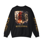 Revelation 6 Apocalypse Crewneck Sweatshirt — Four Horsemen Graphic