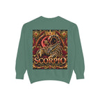 Scorpio Zodiac Sweatshirt — Regal Gold Scorpion Astrological Crewneck