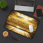 Desk Mat — "The Glory of God Revealed" Inspirational Christian Office Desk Mat