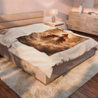 Jesus Ascension Velveteen Plush Blanket — Faith-Inspired Religious Throw for Easter & Comfort