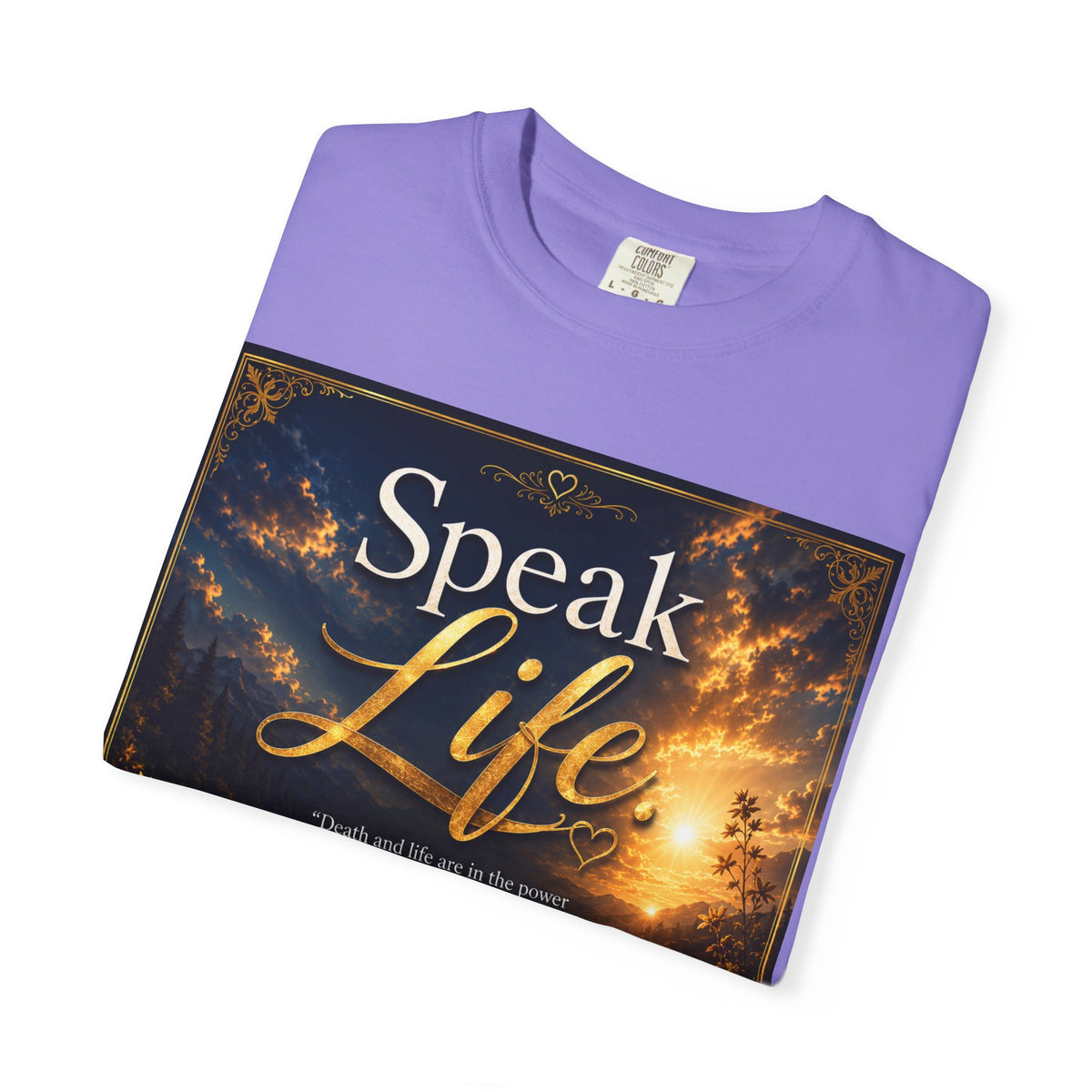 Christian Inspirational T-Shirt — "Speak Life" & "Still on the Throne" Faith Graphic Tee