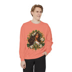 Virgo Zodiac Sweatshirt — Virgo Goddess & Owl Astrology Crewneck