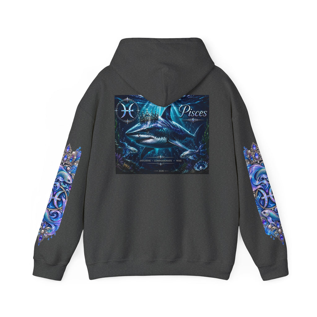 Pisces Hoodie - Astrological Pisces Fish Zodiac Graphic Sweatshirt