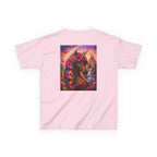 Kids Brown Unicorn Tee — Rainbow Fantasy Magical Horse Shirt