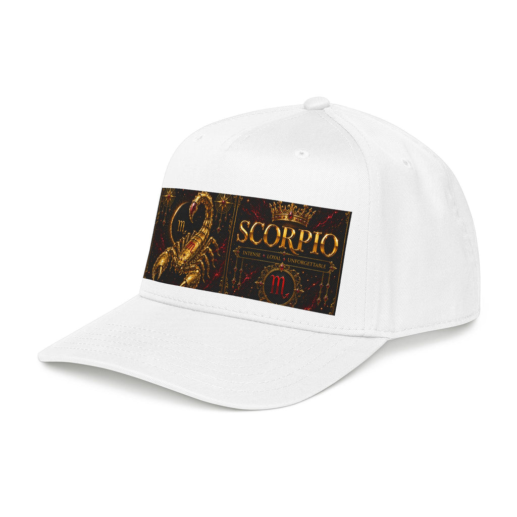 Scorpio Zodiac Baseball Cap — Golden Scorpion Astrology Hat