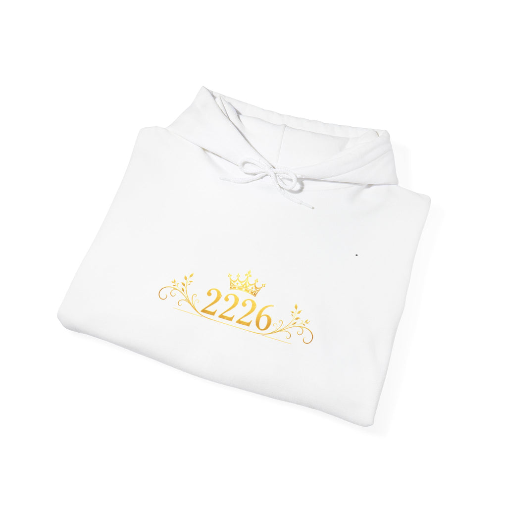 Gold Crown '2226' Hoodie - Royal Anniversary Sweatshirt
