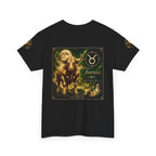Taurus Zodiac T‑Shirt — Bull Astrology Graphic Tee (Taurus Symbol & Moon Design)