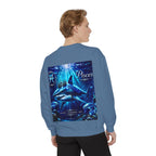 Pisces Zodiac Sweatshirt — Cosmic Blue Pisces Shark Astrological Crewneck