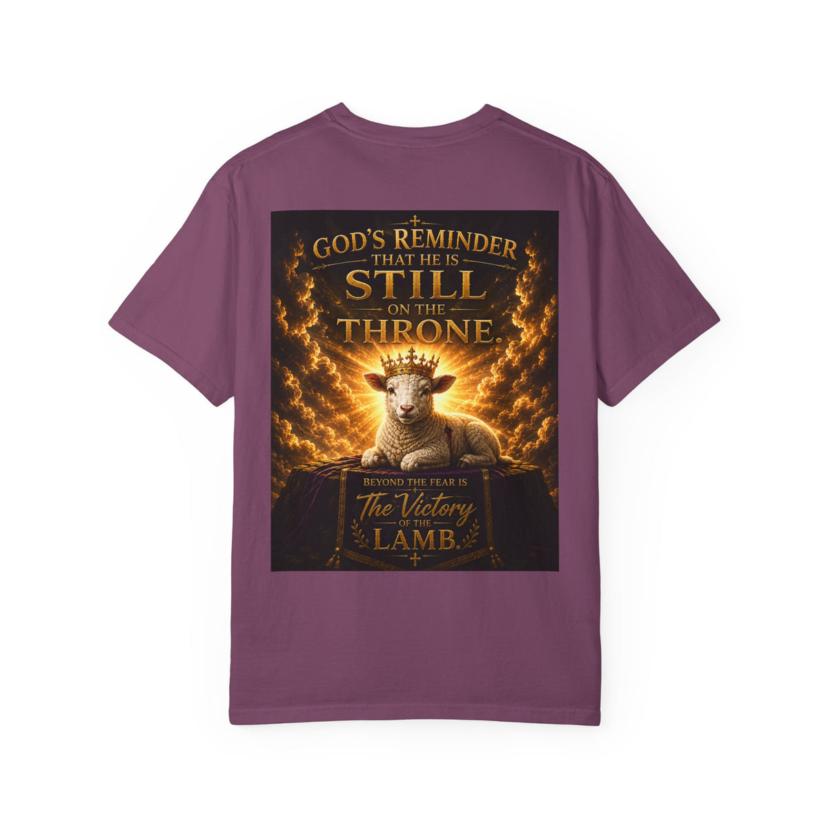 Spooktacular Revelation T-Shirt — "The Victory Lamb" Christian Halloween Graphic Tee