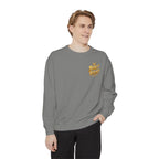 Built Right Sweatshirt — "Built Right: Beautiful. Brilliant." Gold Script Crewneck