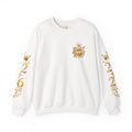 Built Right Crewneck Sweatshirt — "Built Right: Beautiful. Brave. Brilliant." Gold Graphic