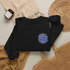 Pisces Shark Zodiac Crewneck Sweatshirt — Mystical Ocean Astrology Pullover
