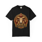 Aries Ram Zodiac T-Shirt — Bold Gold Astrology Tee