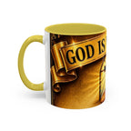 Inspirational Communion Mug — "God Is With You" Christian Coffee Cup