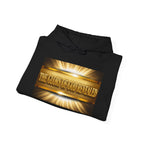 Religious Hoodie - "The Lamb on Mount Zion" Gold Graphic Sweatshirt