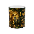 Taurus Zodiac Mug — "Strong & Reliable" Bull Astrology Coffee Cup (11oz/15oz)