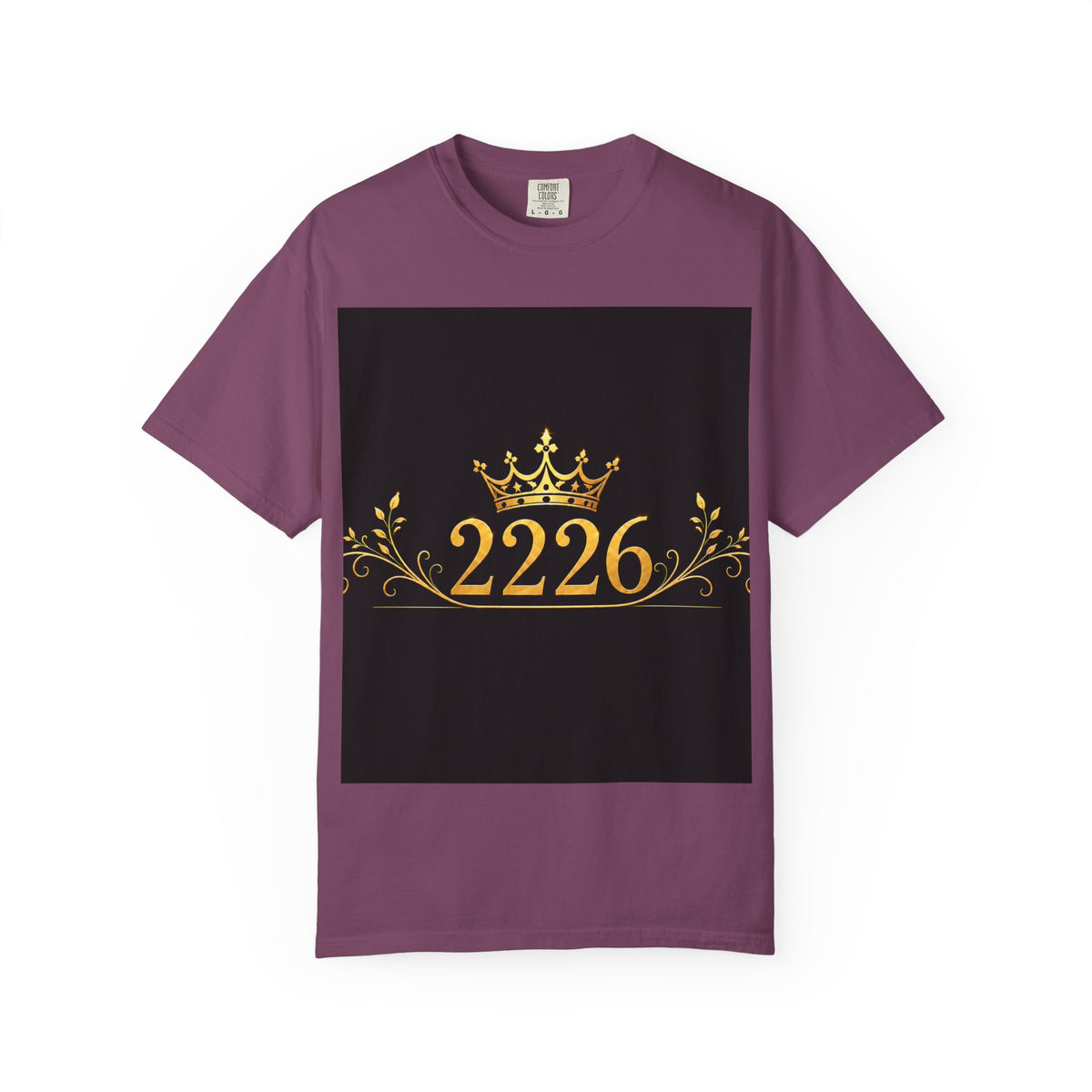 Lion Crest T-Shirt — Golden Crown 2226 Design