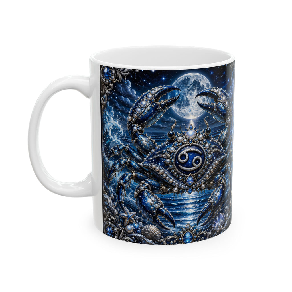 Cancer Zodiac Mug — Intuitive & Empathetic Astrology Coffee Cup (11oz/15oz)
