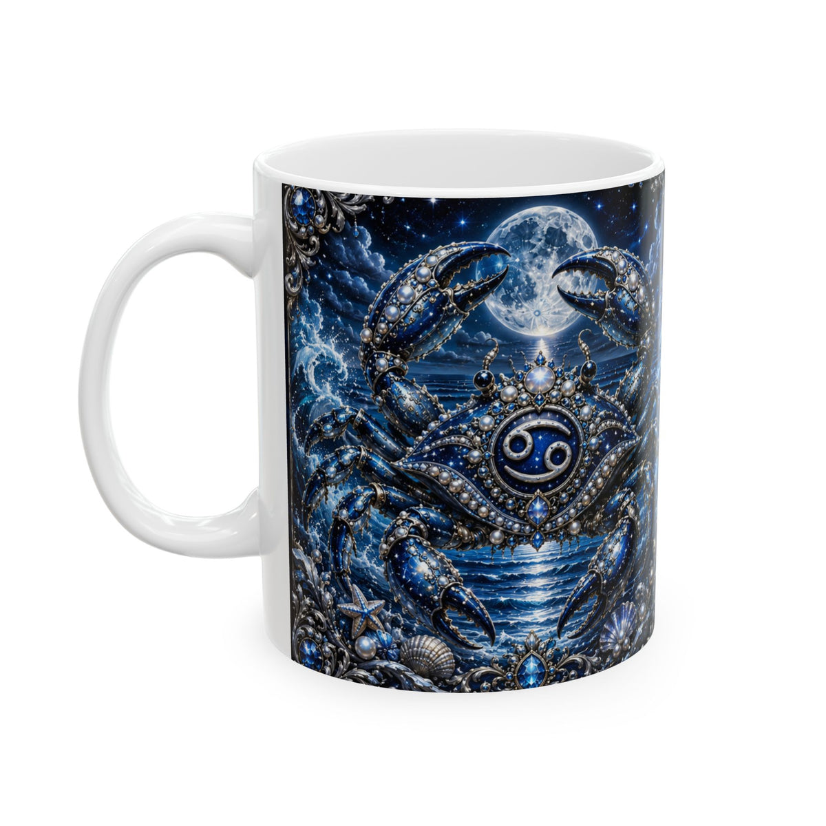 Cancer Zodiac Mug — Intuitive & Empathetic Astrology Coffee Cup (11oz/15oz)