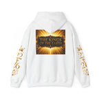The Kings of the Earth Hoodie – Gold Radiant Crown Sweatshirt (2/6 Sleeve Design)