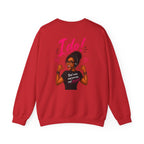 Crewneck Sweatshirt — “Bots Don’t Holler / I Do!” Voter Empowerment Graphic