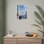 Motivational City View Poster – “You Don’t Need to Have It All Figured Out” Inspirational Wall Art