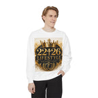 Crown Crest Sweatshirt – 22+26 Lifestyle Gold Emblem