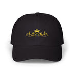 Classic Dad Cap — 2226 Gold Crown Embroidered Baseball Hat