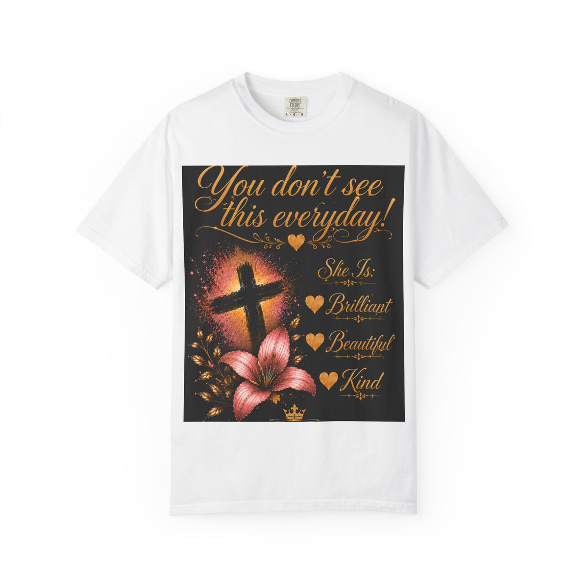 Christian Inspirational T-Shirt — "Not By Sight" / "You Don’t See This Everyday" Design
