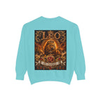 Leo Zodiac Lion Sweatshirt — Regal Astrology Graphic Crewneck