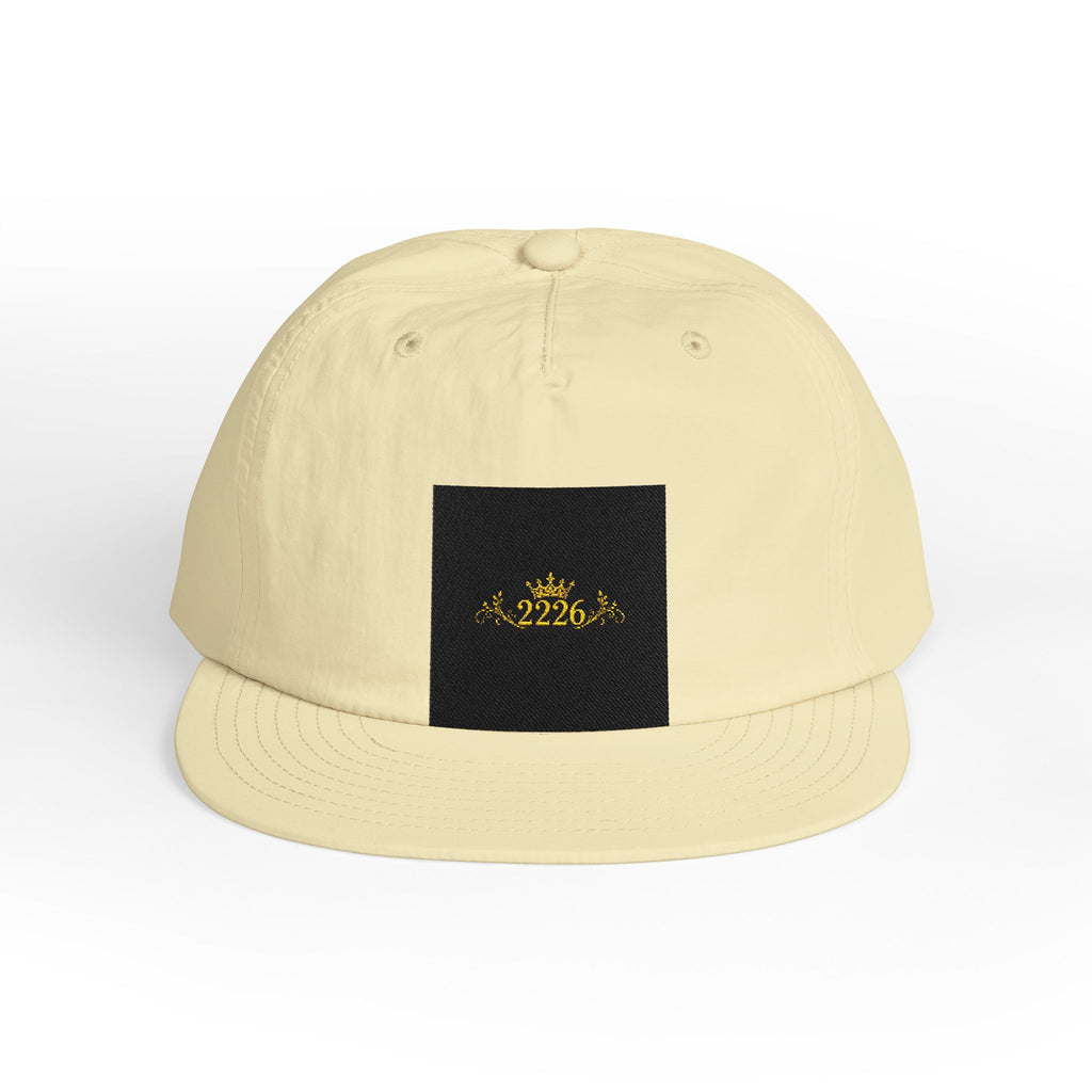 Surf Cap - Minimal Gold Wave Embroidered Patch Hat