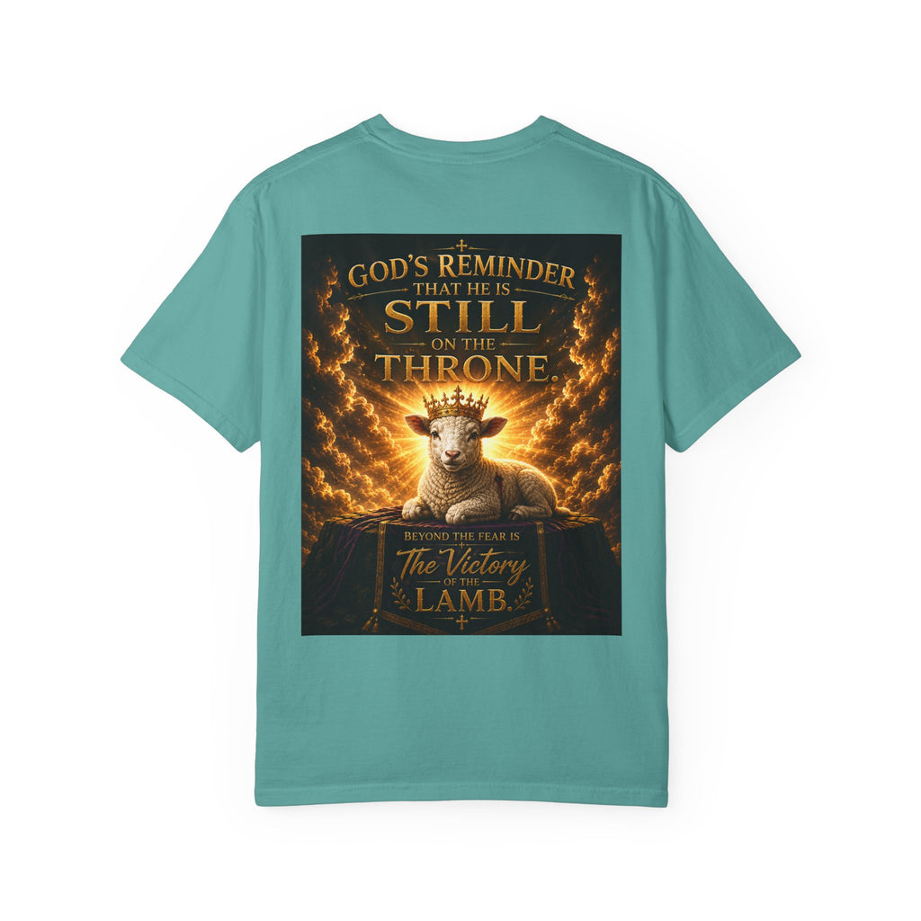 Spooktacular Revelation T-Shirt — "The Victory Lamb" Christian Halloween Graphic Tee