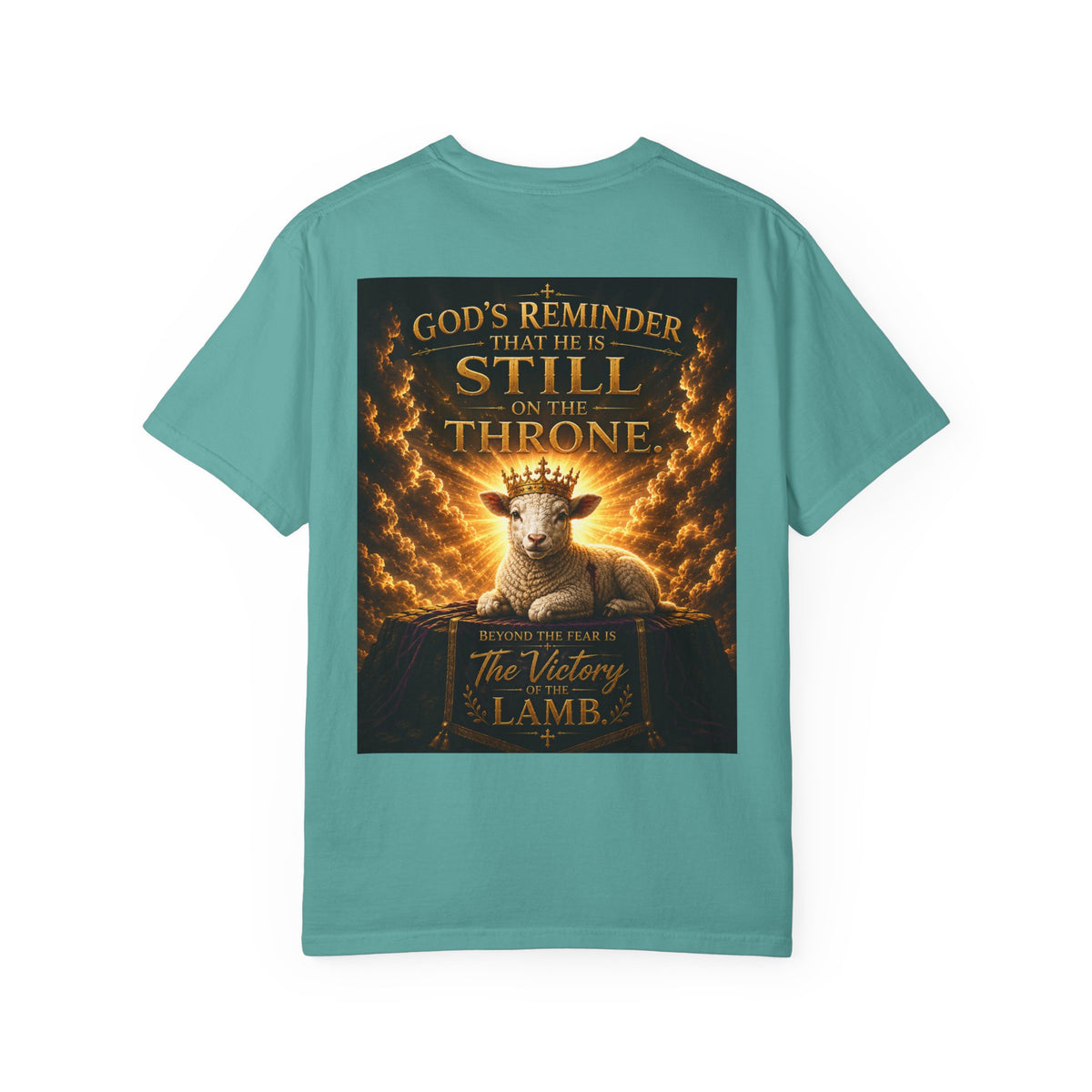 Spooktacular Revelation T-Shirt — "The Victory Lamb" Christian Halloween Graphic Tee
