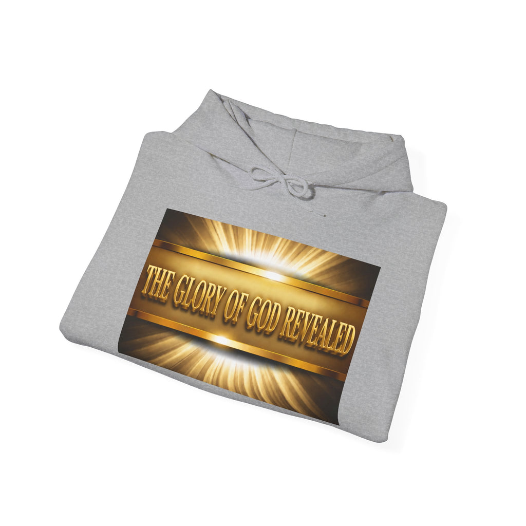 Religious Hoodie - "The Lamb on Mount Zion" Gold Faith Sweatshirt