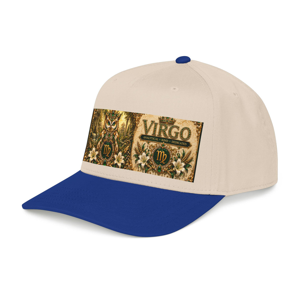 Virgo Zodiac Owl Baseball Cap — Virgo Traits Graphic Hat