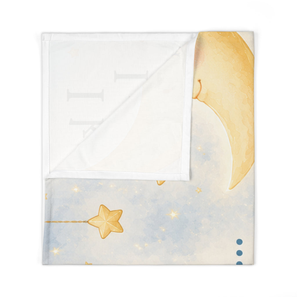 Swaddle Blanket - "I Knew I Was Sent From Heaven... You're Too Cute!" Newborn Baby Nursery Gift
