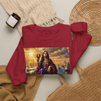 Crewneck Sweatshirt — "The Great Harlot: The Judgment Begins" Religious Graphic Pullover (Revelation 17:3)