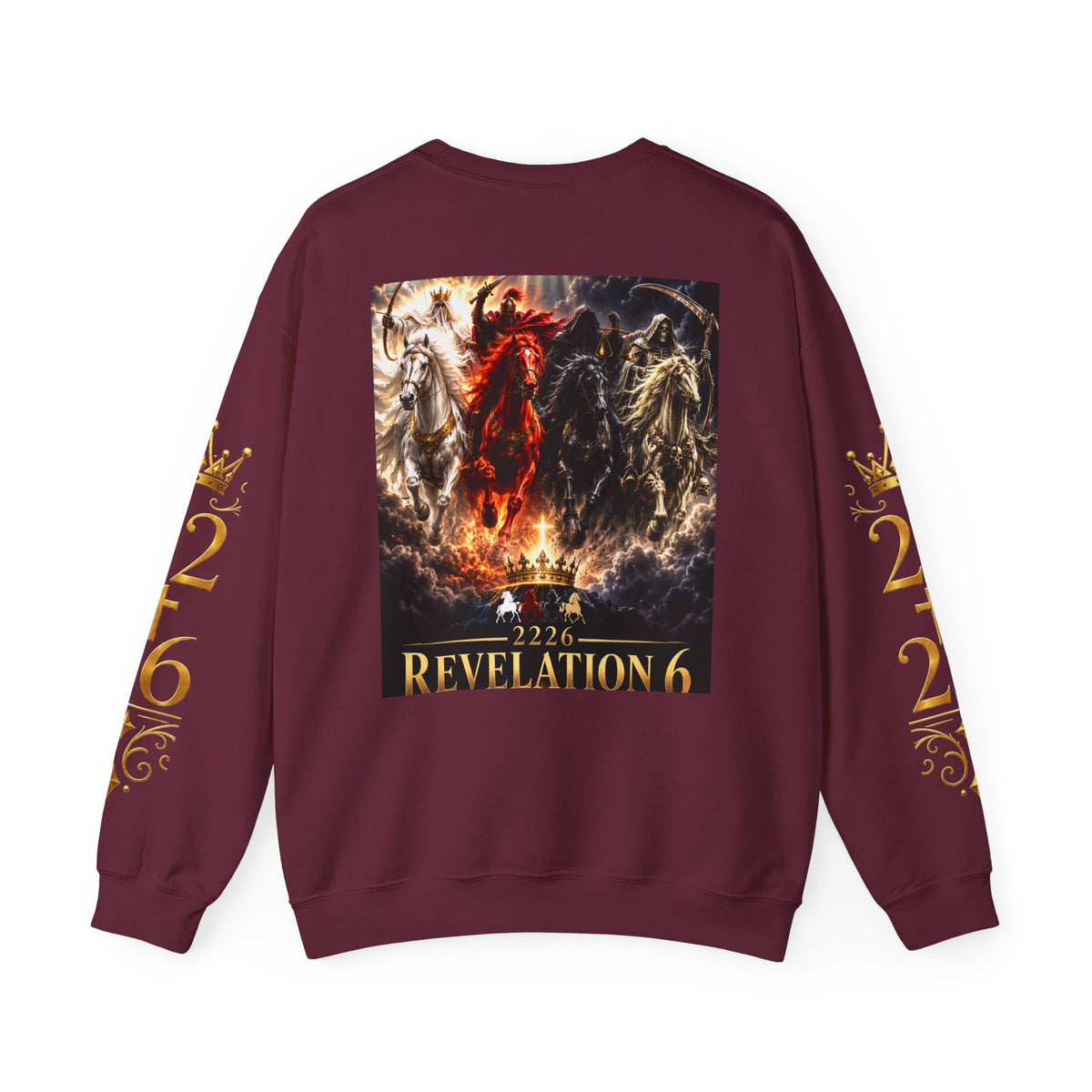 Revelation 6 Four Horsemen Crewneck Sweatshirt
