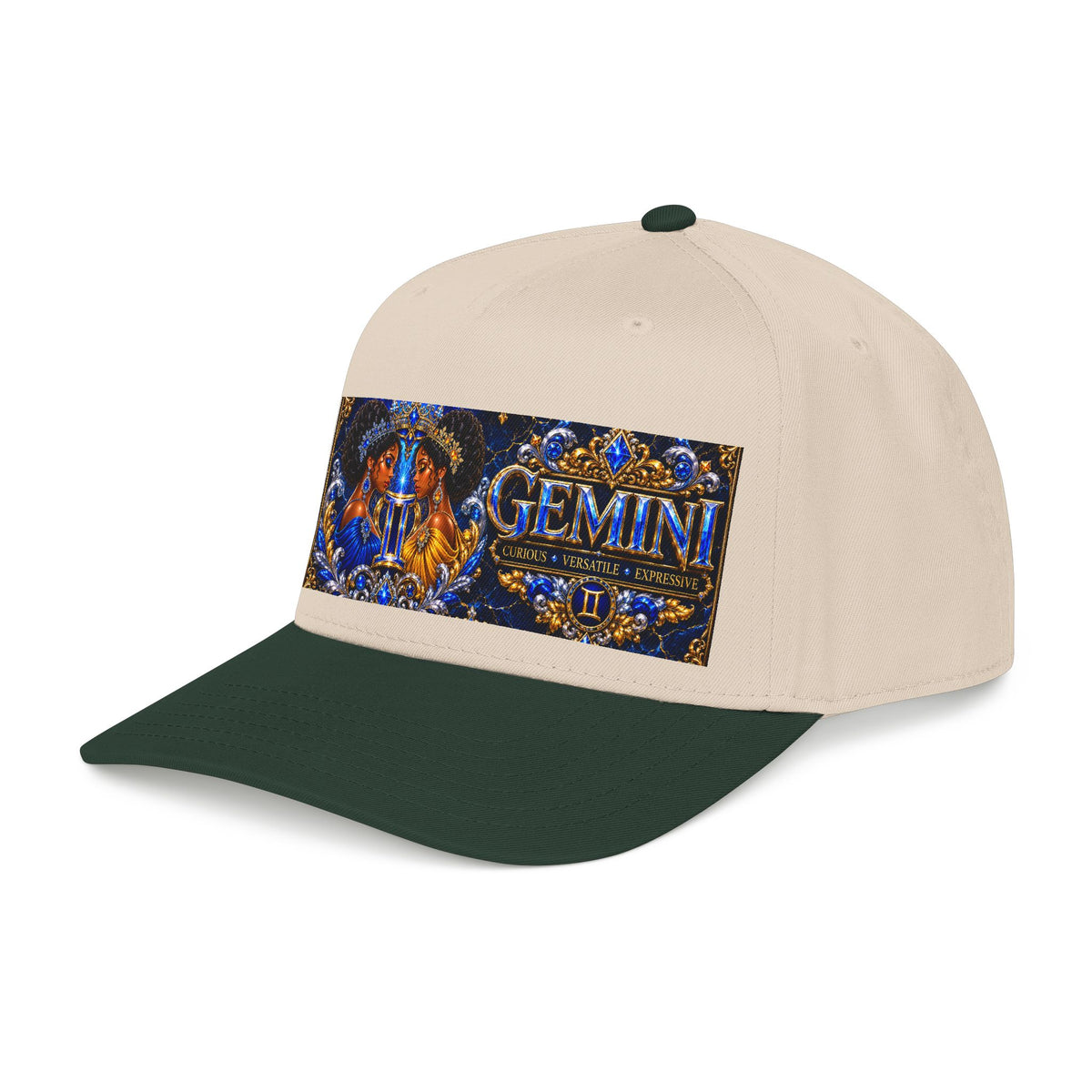 Gemini Zodiac Baseball Cap – Twin Stars Astrology Hat with Gemini Text