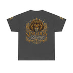 Kingdom Living Lion Tee — Regal Crowned Lion Graphic T-Shirt (Matthew 6:33)
