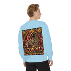 Scorpio Zodiac Sweatshirt — Regal Gold Scorpion Astrological Crewneck