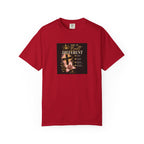 Christian Faith T-Shirt — "She Is Built Different" Floral Cross Tee