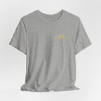 Minimal 2026 Embroidered Chest Tee — Casual White T-Shirt