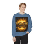 Revelation Chapter 1 Sweatshirt — Golden Christ Return Religious Crewneck