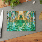 Glass Cutting Board — Emerald Palace Kitchen Board