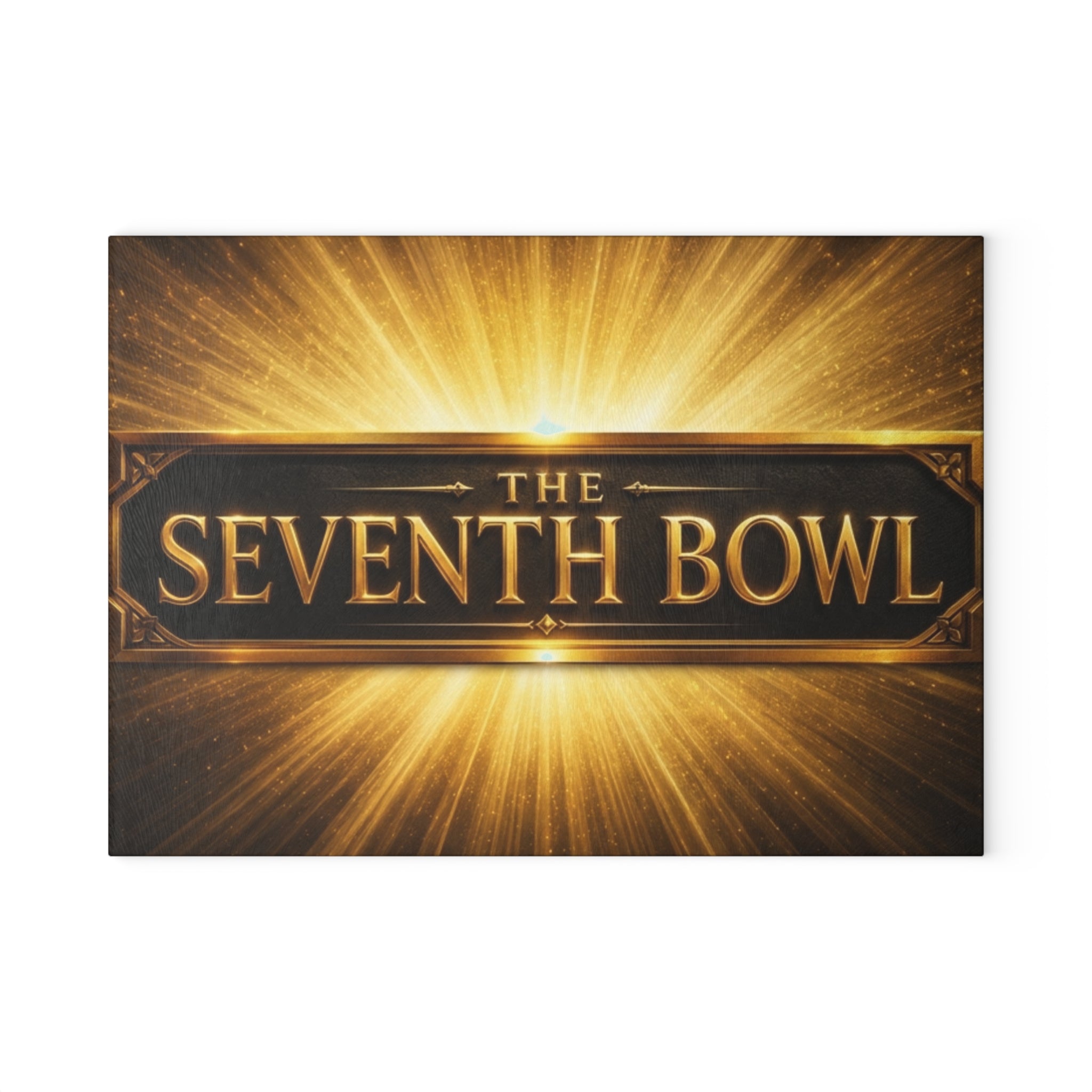 The Seventh Bowl Glass Cutting Board – Decorative Tempered Glass Chopping Board