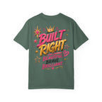 Christian Inspirational T-Shirt — "She Is Built Different / Built Right"