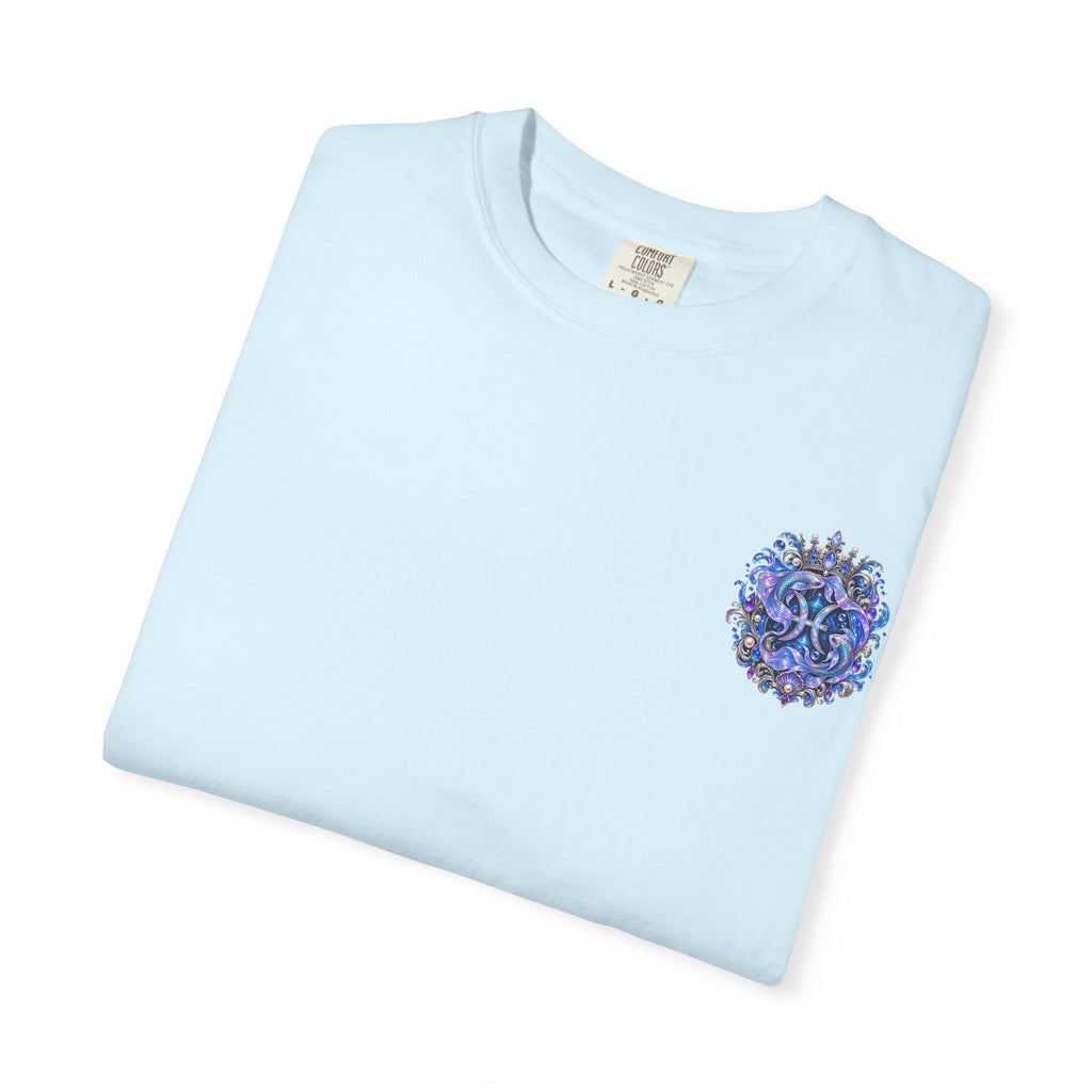 Pisces Mermaid T-Shirt — Zodiac Astrology Tee (Compassionate • Intuitive • Dreamy)